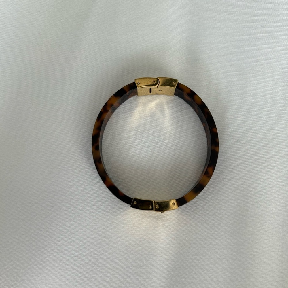 Tortoise Shell & Gold Bracelet - Picture 3 of 5